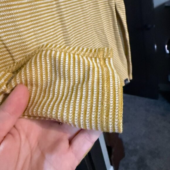 The North Face henley top - Gold/Mustard striped color - Picture 8 of 10